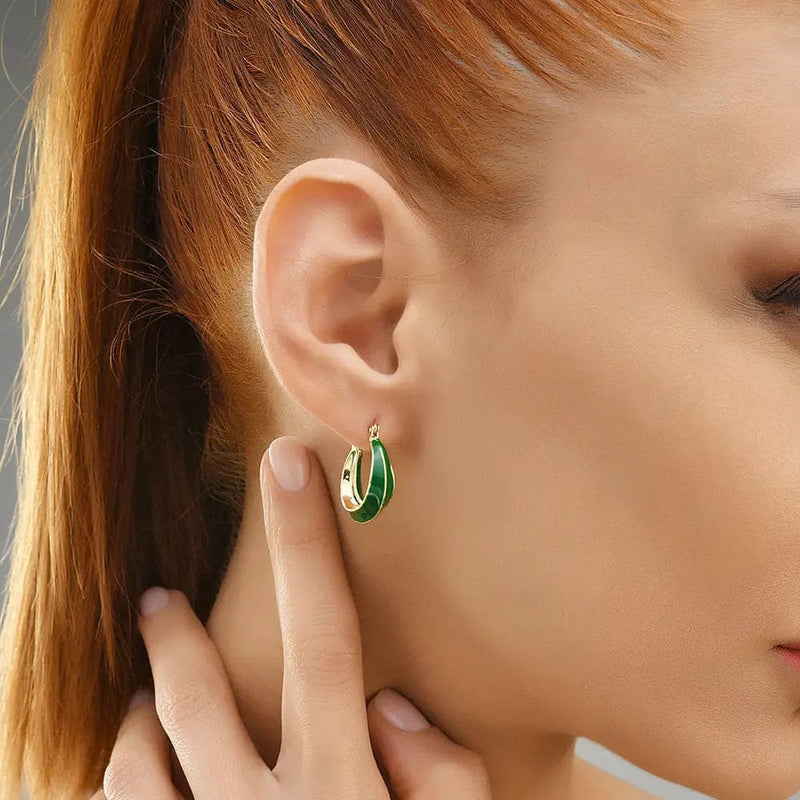 Netod Earring Green - Ohrringe | L’amotion