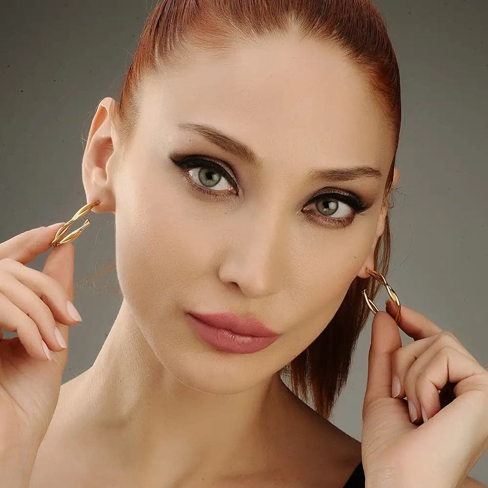 Olit Earring Gold - Ohrringe | L’amotion