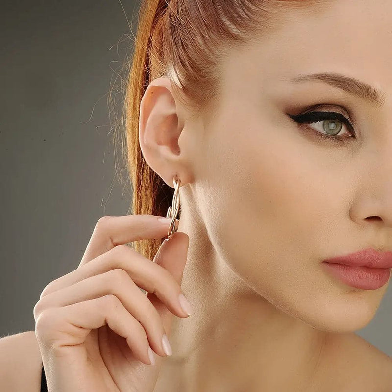 Olit Earring Rosegold - Ohrringe | L’amotion
