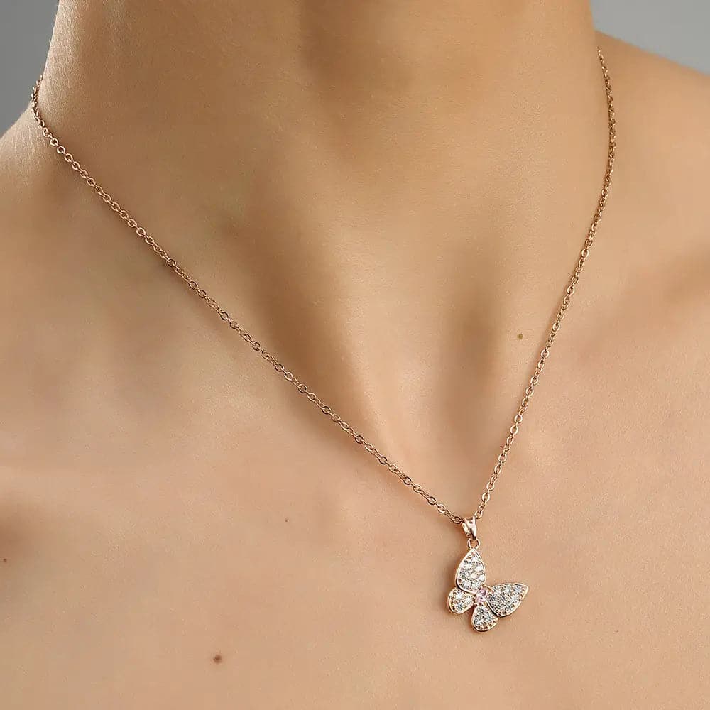 Poph Necklace Rosegold - Necklace | L’amotion