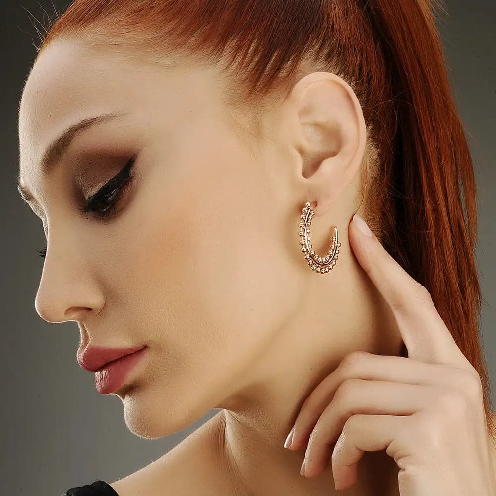 Riced Earring Rosegold - Ohrringe | L’amotion