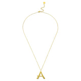 Ropi Letter-a Necklace Gold - Halsketten | L’amotion