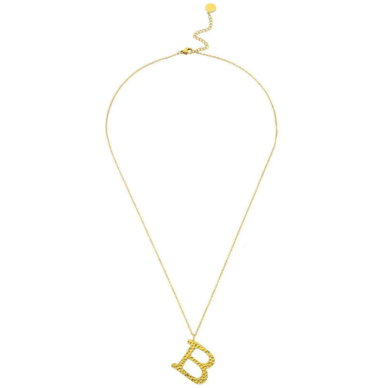 Ropi Letter-b Necklace Gold - Halsketten | L’amotion