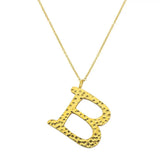 Ropi Letter-b Necklace Gold - Halsketten | L’amotion