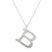 Ropi Letter-b Necklace Silver - Halsketten | L’amotion
