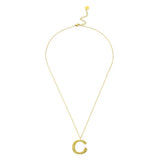 Ropi Letter-c Necklace Gold - Halsketten | L’amotion