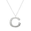 Ropi Letter-c Necklace Silver - Halsketten | L’amotion