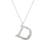 Ropi Letter-d Necklace Silver - Halsketten | L’amotion