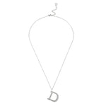 Ropi Letter-d Necklace Silver - Halsketten | L’amotion