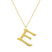 Ropi Letter-e Necklace Gold - Halsketten | L’amotion