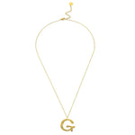 Ropi Letter-g Necklace Gold - Halsketten | L’amotion