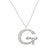 Ropi Letter-g Necklace Silver - Halsketten | L’amotion