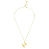 Ropi Letter-h Necklace Gold - Halsketten | L’amotion