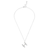 Ropi Letter-h Necklace Silver - Halsketten | L’amotion