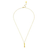 Ropi Letter-i Necklace Gold - Halsketten | L’amotion