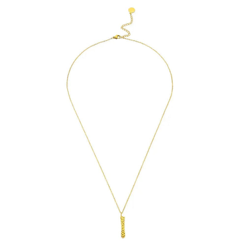 Ropi Letter-i Necklace Gold - Halsketten | L’amotion