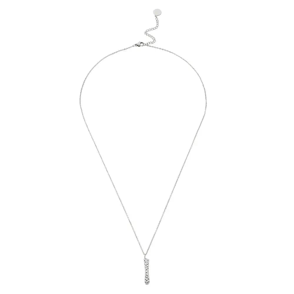 Ropi Letter-i Necklace Silver - Halsketten | L’amotion
