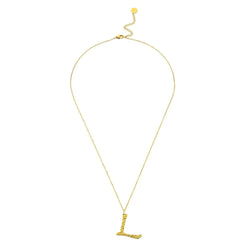 Ropi Letter-l Necklace Gold - Halsketten | L’amotion