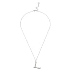 Ropi Letter-l Necklace Silver - Halsketten | L’amotion