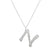 Ropi Letter-n Necklace Silver - Halsketten | L’amotion