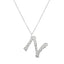 Ropi Letter-n Necklace Silver - Halsketten | L’amotion
