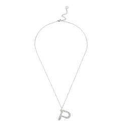 Ropi Letter-p Necklace Silver - Halsketten | L’amotion