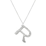Ropi Letter-r Necklace Silver - Halsketten | L’amotion