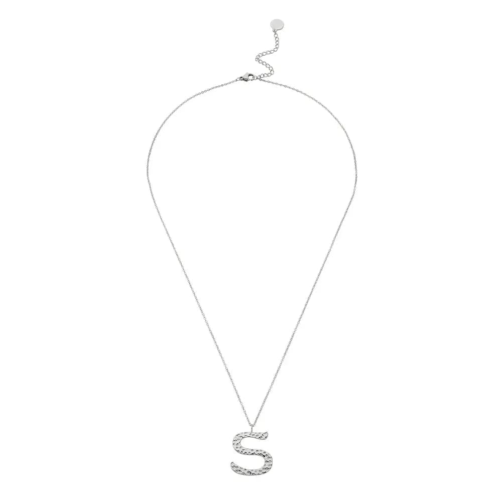 Ropi Letter-s Necklace Silver - Halsketten | L’amotion