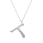 Ropi Letter-t Necklace Silver - Halsketten | L’amotion