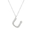 Ropi Letter-u Necklace Silver - Halsketten | L’amotion