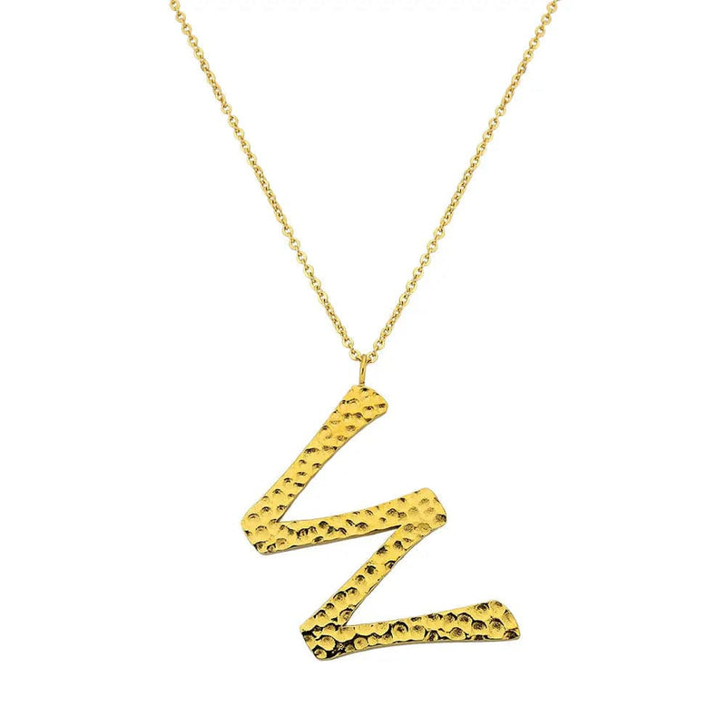 Ropi Letter-w Necklace Gold - Halsketten | L’amotion