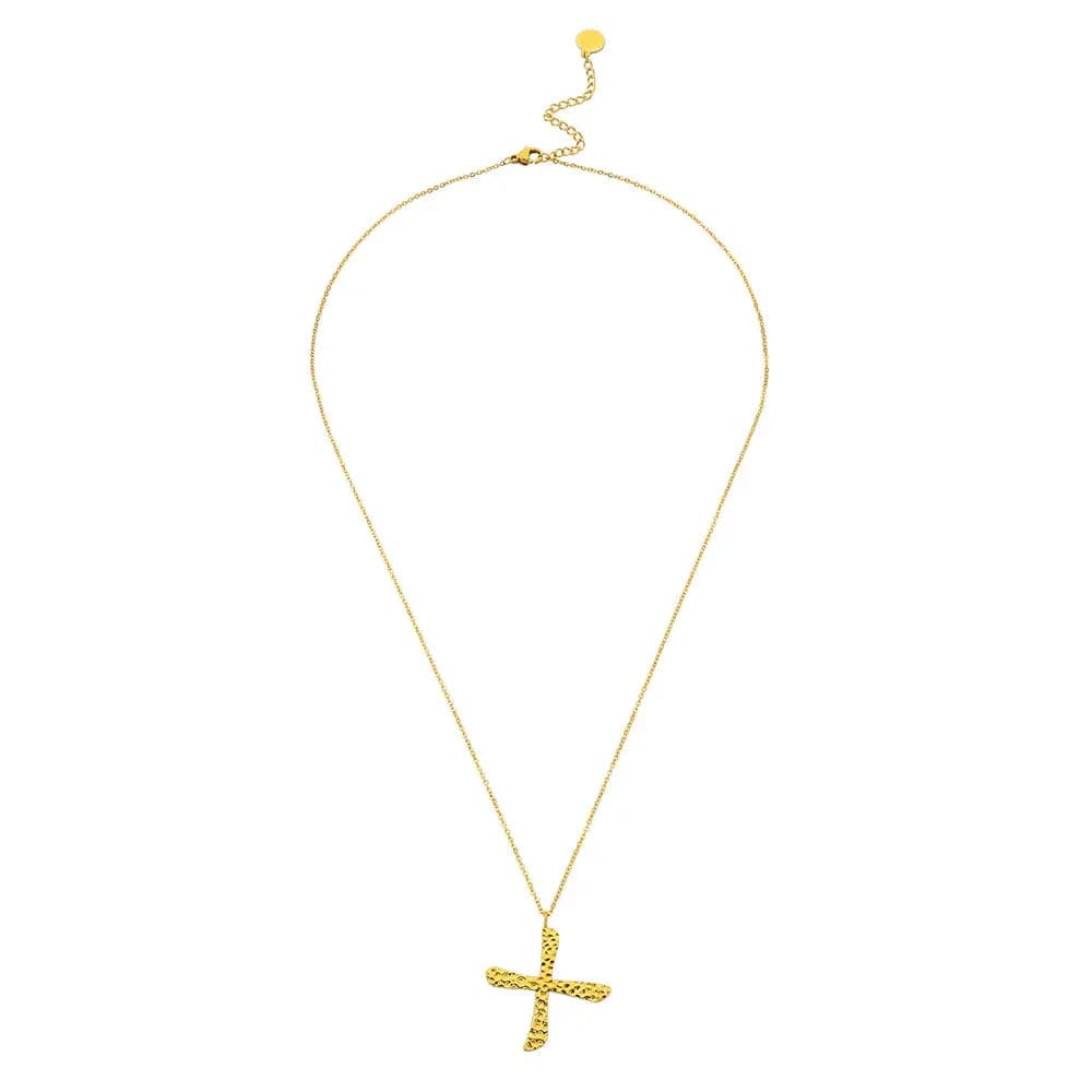 Ropi Letter-x Necklace Gold - Halsketten | L’amotion