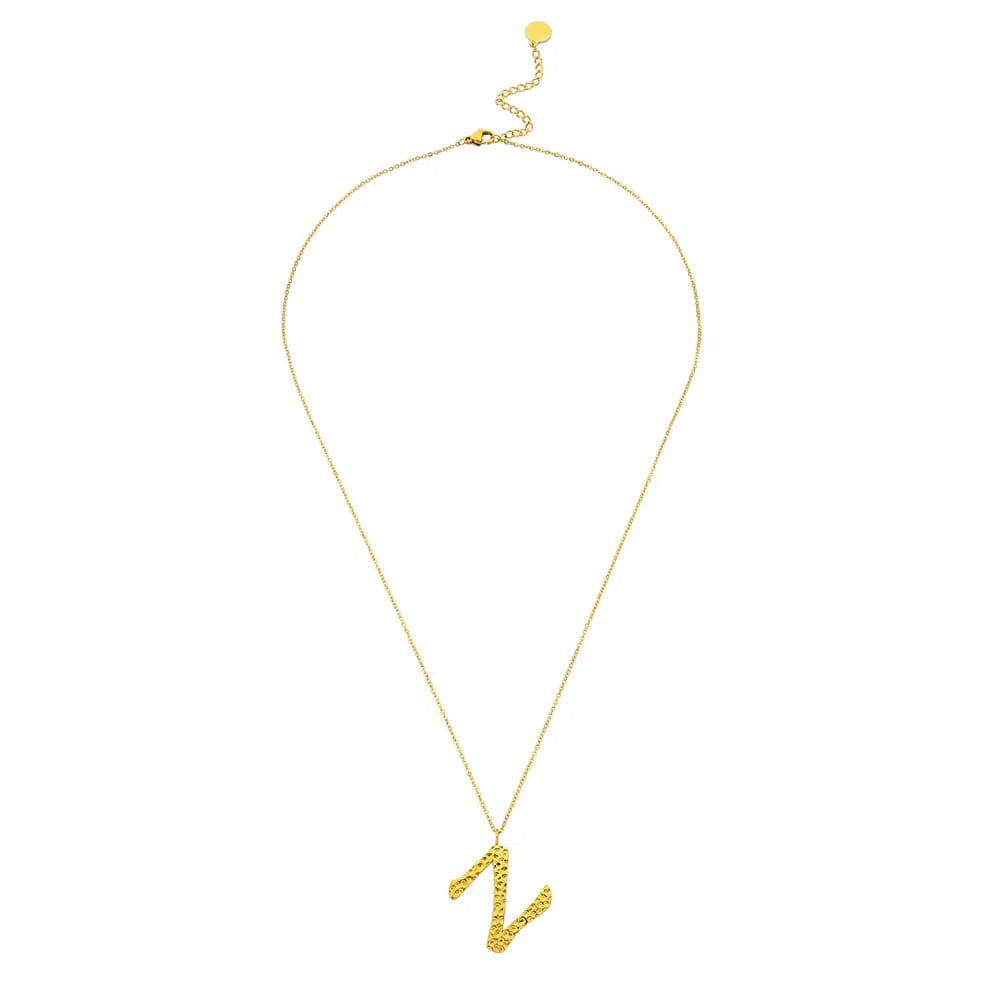 Ropi Letter-z Necklace Gold - Halsketten | L’amotion