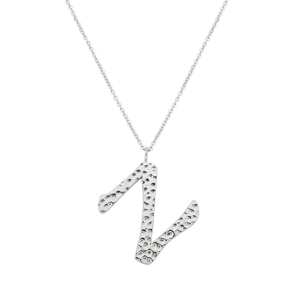 Ropi Letter-z Necklace Silver - Halsketten | L’amotion