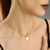 Roquen Necklace Gold - Halsketten | L’amotion