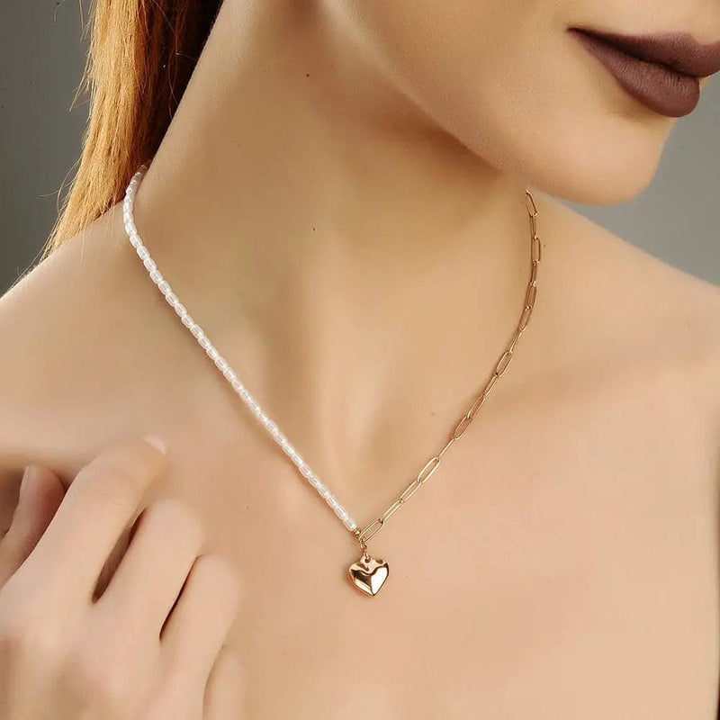 Sapho Necklace Rosegold - Halsketten | L’amotion