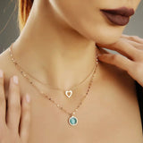 Sealdin Necklace Rosegold - Halsketten | L’amotion