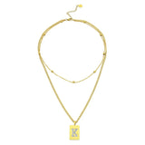 Sero Letter-k Necklace Gold - Necklace | L’amotion