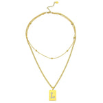 Sero Letter-l Necklace Gold - Necklace | L’amotion
