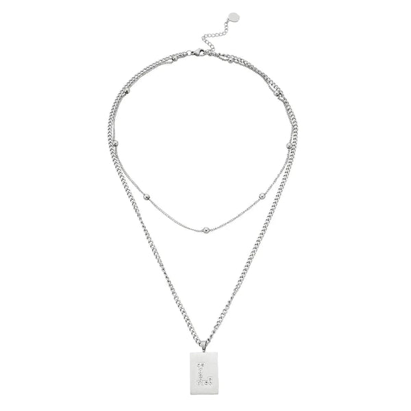 Sero Letter-l Necklace Silver - Halsketten | L’amotion