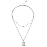 Sero Letter-n Necklace Silver - Halsketten | L’amotion