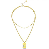 Sero Letter-q Necklace Gold - Necklace | L’amotion