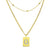 Sero Letter-q Necklace Gold - Necklace | L’amotion
