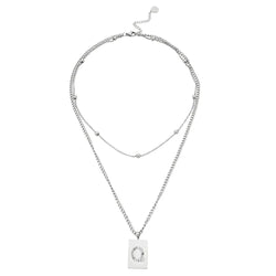 Sero Letter-q Necklace Silver - Halsketten | L’amotion