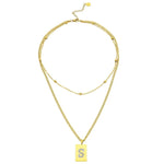Sero Letter-s Necklace Gold - Necklace | L’amotion