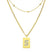 Sero Letter-s Necklace Gold - Necklace | L’amotion