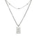 Sero Letter-s Necklace Silver - Halsketten | L’amotion