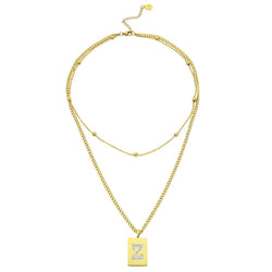 Sero Letter-z Necklace Gold - Necklace | L’amotion