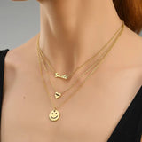 Sigo Necklace Gold - Halsketten | L’amotion