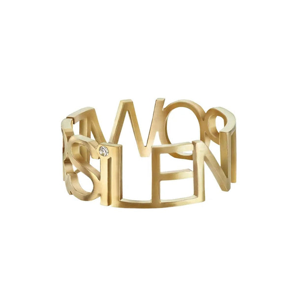 Silent Power Ring - Message Rings | L’amotion